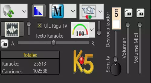 Karaoke5 eliminador de voz en tiempo real